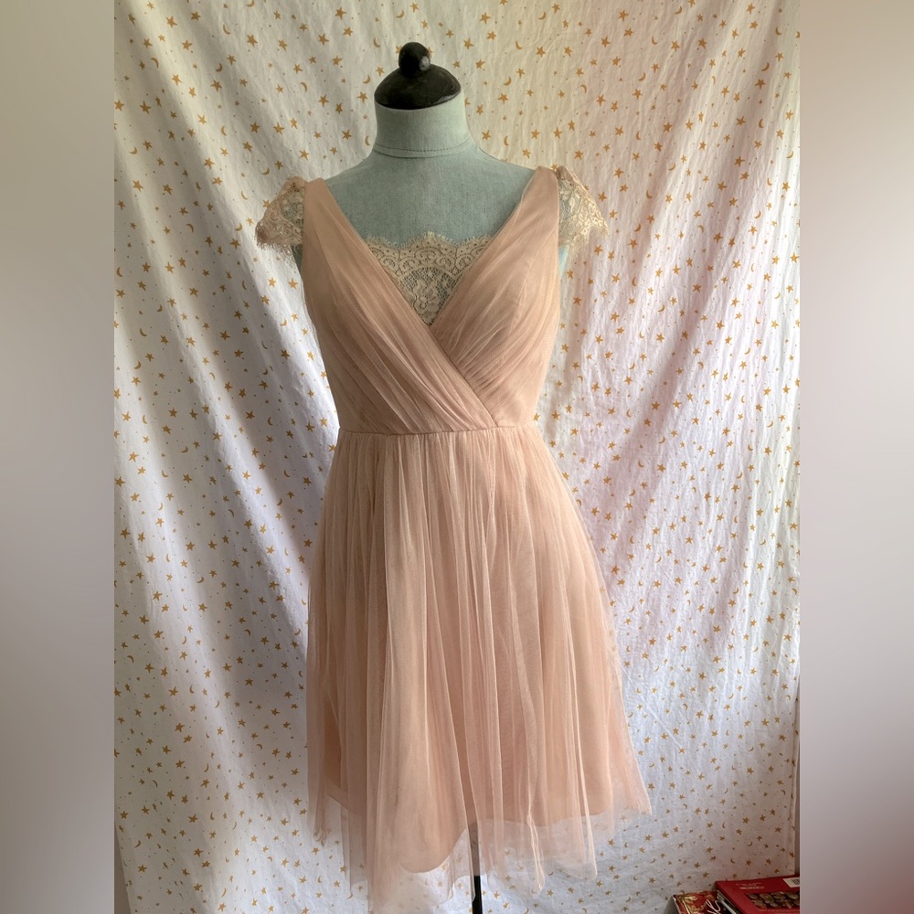 Blush-Gold bhldn Dress